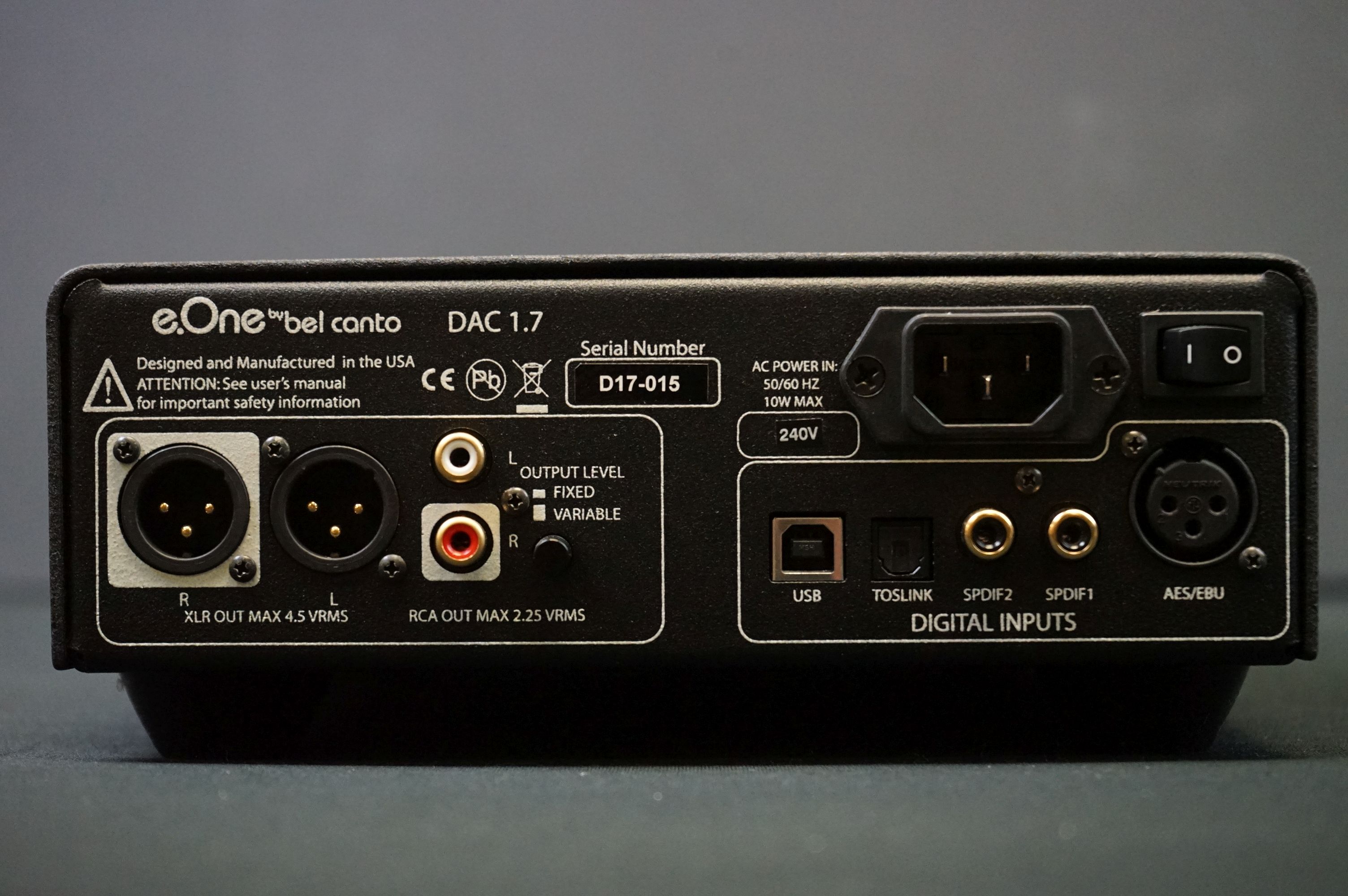 Music Equipment - Bel Canto Design DAC 1.7 DAC Headphone Amp and Level Control, a Bel Canto VBS1 - Image 4 of 9