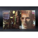 Vinyl - 2 David Bowie LP's to include Ziggy Stardust (SF 8287) matrices 1E/1E Titanic/Chrysalis