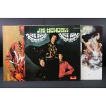 Vinyl - 3 Jimi Hendrix LPs to include Are You Experienced (Polydor 2459 390) German press,