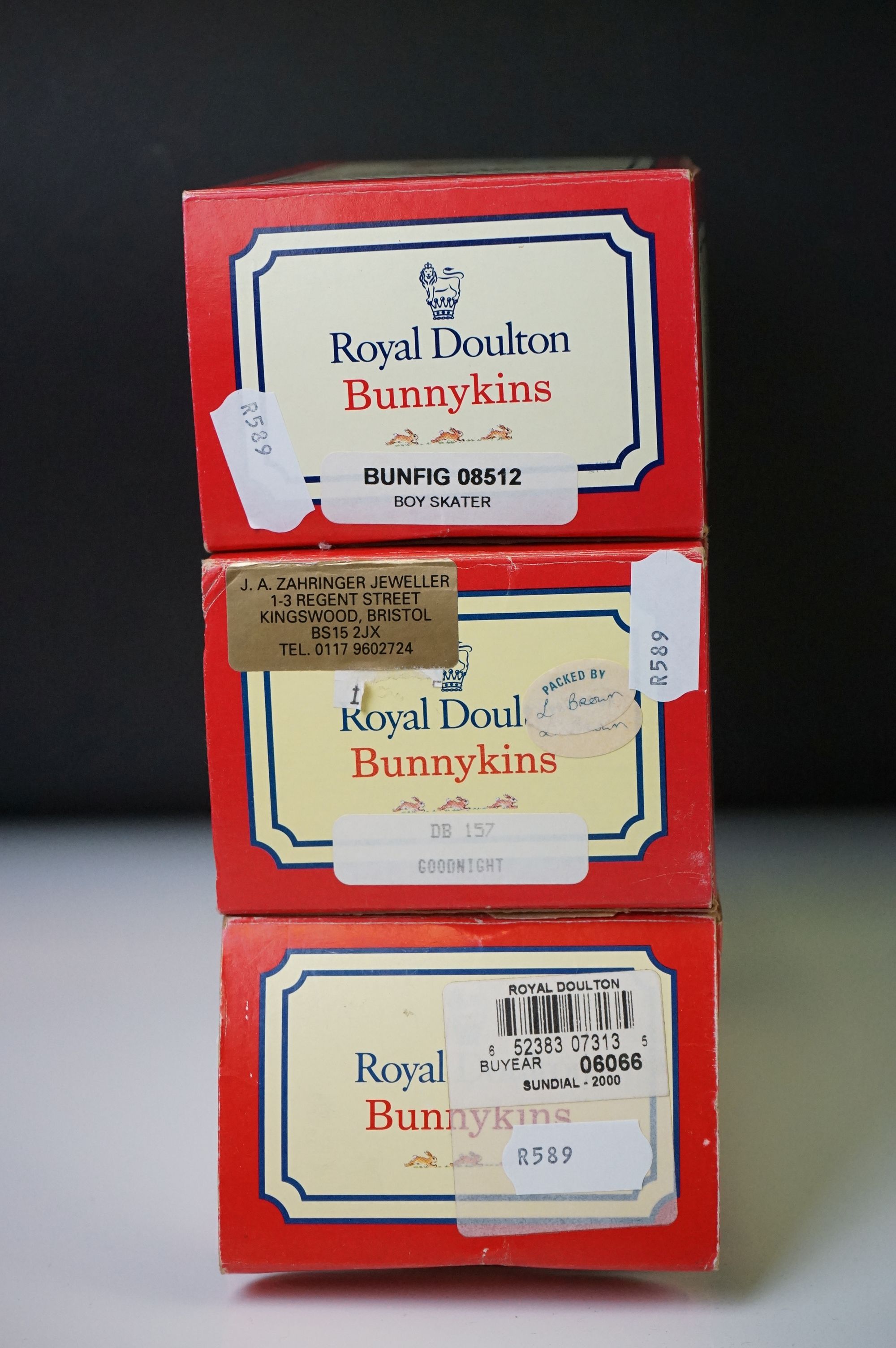 Royal Doulton Bunnykins - 6 pieces to include a mug, tea plate, cereal bowl and 3 boxed figures ( - Image 10 of 10