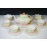 Wileman & Co Foley China Dainty Pink tea set, pattern no. 272101, to include a teapot & cover and