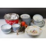 Mixed collectables to include a quantity of 20th Century Chinese Export Blue and White china,