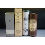 Four Boxed bottles of whisky, to include Laphroaig Islay Single Malt Scotch Whisky 70cl 40% (10