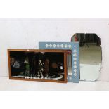 Three Mirrors including ' The Beatles ' Mirror, 98cm high together with 1930's Wall Mirror and