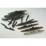 A collection of miniature die cast ship models to include Meccano examples.