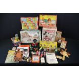 Quantity of vintage toys & games to include boxed Marx Mickey the Muscian, 3 x Wade Whimsies