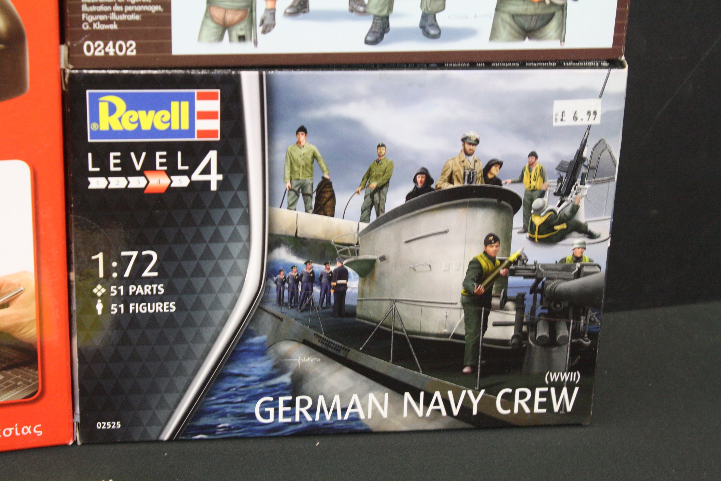 Eight boxed plastic model figure kits to include 5 x Revell 1/72 sets (02521 German Paratroopers, - Image 7 of 16