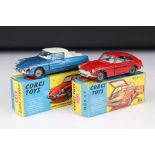 Two boxed Corgi diecast models to include 259 Le Dandy Coupe Henry Chapron body in metallic blue &