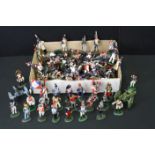 Over 75 Del Prado Napoleonic Era metal figures, featuring 2 x artillery guns (Light Six-Pounder