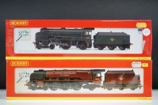 Two boxed Hornby OO gauge Super Detail locomotives to include R2845 BR 4-4-0 Schools Class
