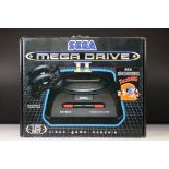 Retro Gaming - Boxed Sega Mega Drive II Console complete with 2 x controllers, manual & some