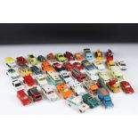Around 40 diecast models to include Corgi Juniors, Husky and Matchbox examples, play worn