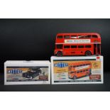 Two Boxed Corgi Mettoy ltd edn tinplate models with COAs to include London Routemaster Bus No.