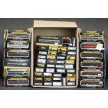 50 N gauge items of rolling stock, all coaches, contained within Graham Farish boxes, some
