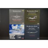 Four boxed 1/72 Sky Guardians diecast model planes to include Gloster Javelin. Panavia Tornado F3,