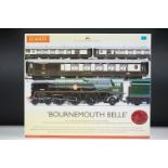 Boxed Hornby OO gauge R2300 Bournemouth Belle Train Pack complete with Merchant Class locomotive,