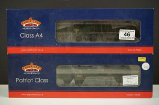 Two boxed Bachmann OO gauge locomotives to include 31211 Patriot 45543 Home Guard BR green late