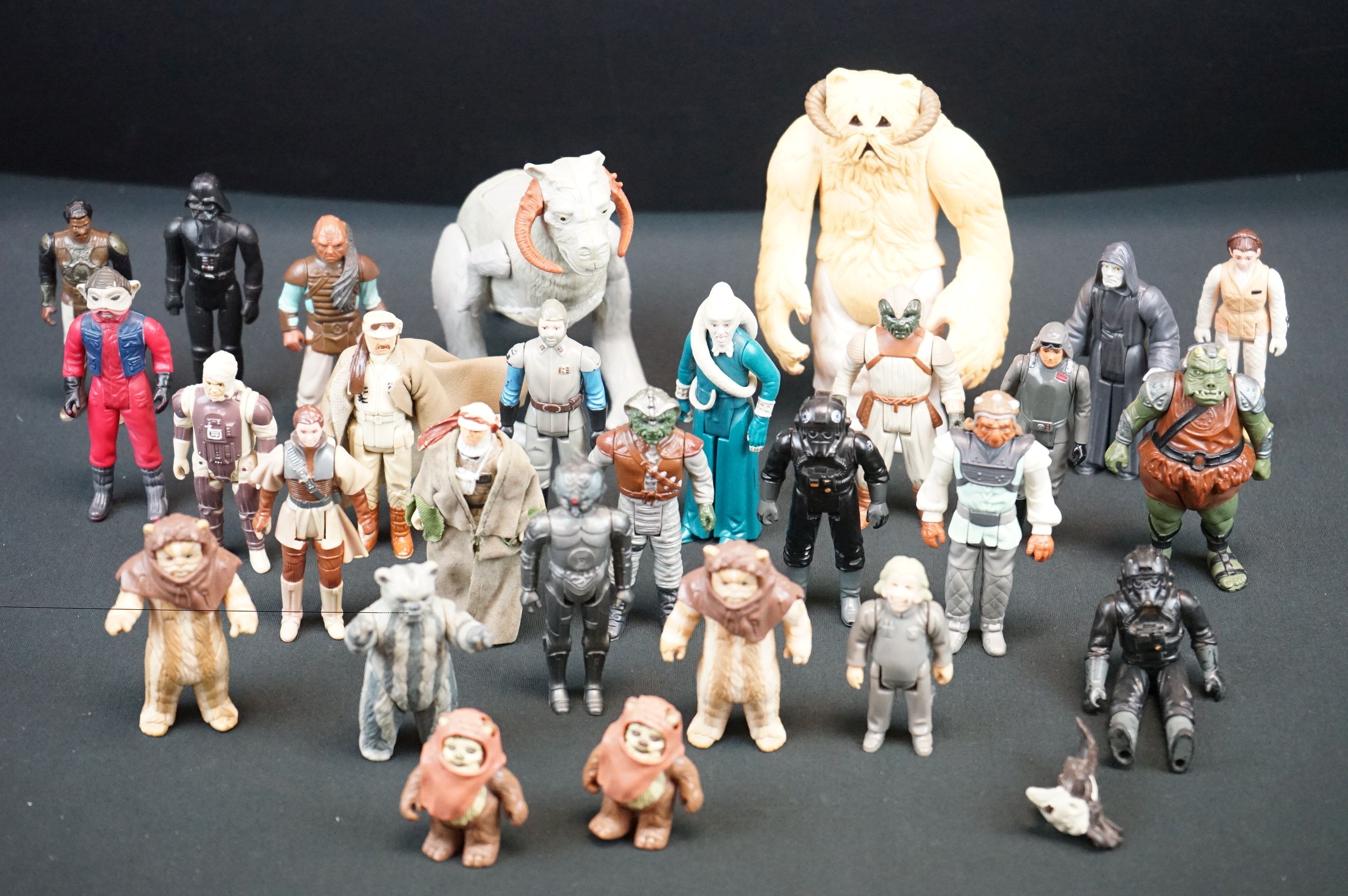 Star Wars - 26 Original Star Wars figures in play worn condition to include Ugnaught, 2 x Wicket,