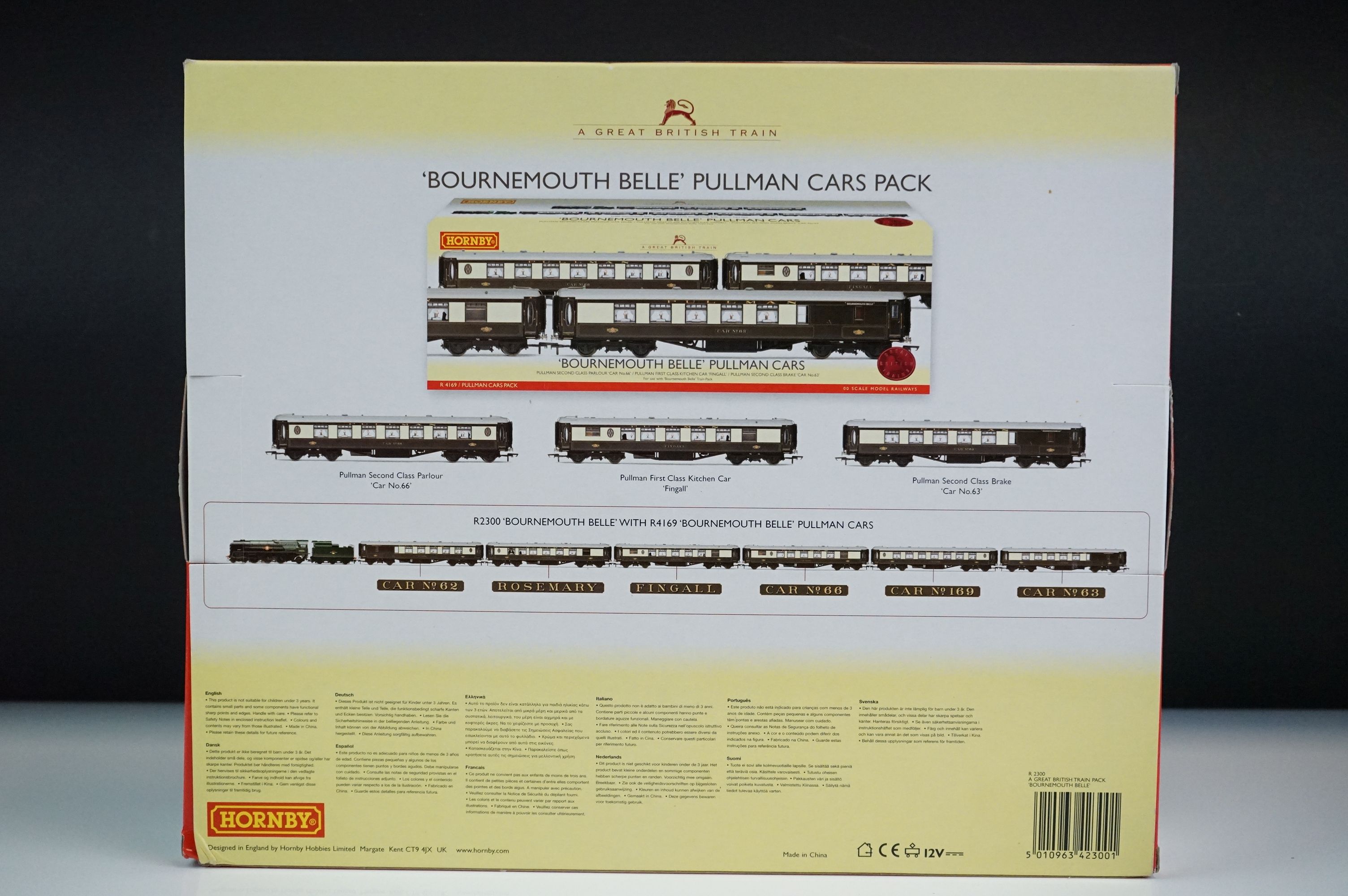 Boxed Hornby OO gauge R2300 Bournemouth Belle Train Pack complete with Merchant Class locomotive, - Image 3 of 3