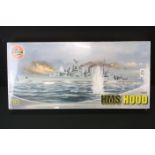 Sealed boxed Airfix 1/400 08202 HMS Hood plastic model kit, ex