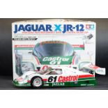 Boxed Tamiya 1/10 58352 R/C Jaguar XJR-12 Daytona Winner radio control racing car with instructions
