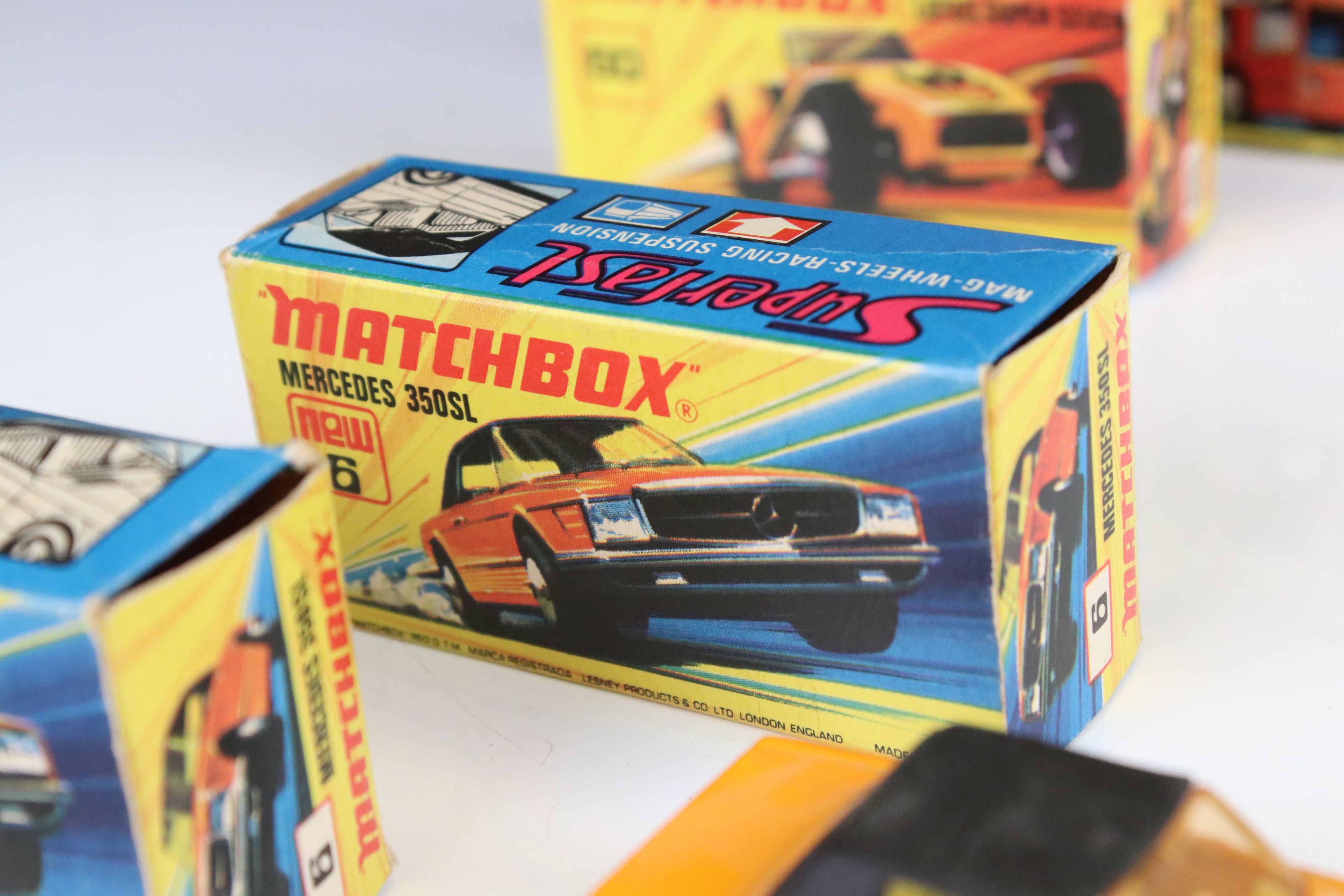 12 Boxed Matchbox 75 Series & Superfast diecast models to include 2 x 18 Field Car, 6 Mercedes - Image 29 of 35