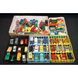 Over 90 play worn Matchbox diecast models to include various 75 Series examples from the mid 20th