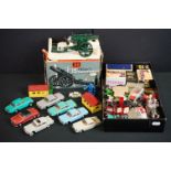 Quantity of play worn diecast & plastic models to include No Rev, Matchbox & Corgi featuring Corgi