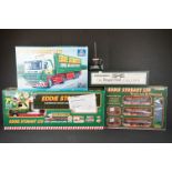 Three boxed Eddie Stobart models to include 1/18 Impact International Radio Controlled Scania Truck,