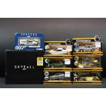 Seven boxed 1/36 Corgi James Bond 007 diecast models to include Hornby Corgi 1/36 Spectre CC08001