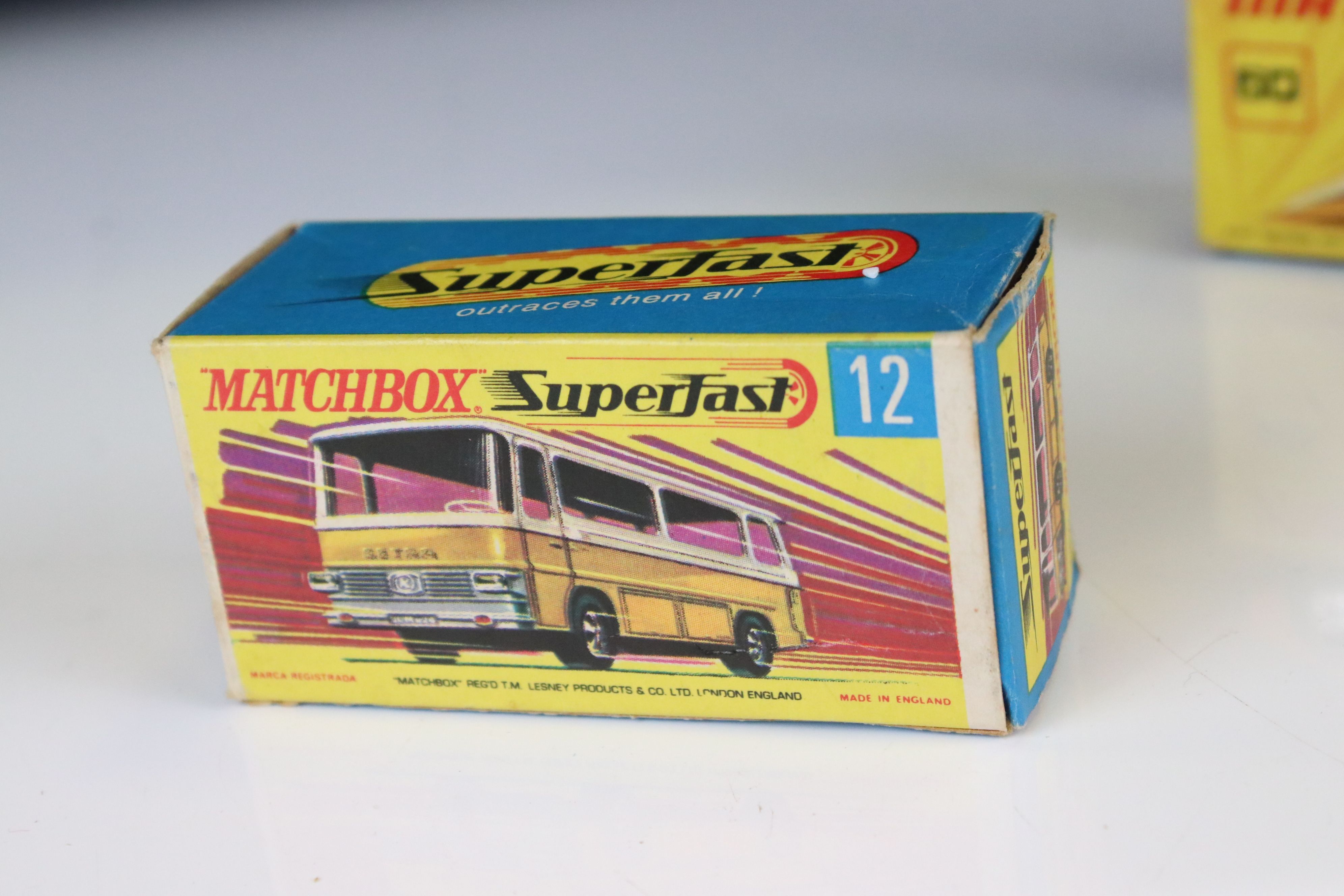12 Boxed Matchbox 75 Series & Superfast diecast models to include 2 x 18 Field Car, 6 Mercedes - Image 25 of 35