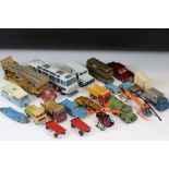 Around 20 mid 20th C onwards diecast models to include Dinky, Corgi, Budgie