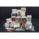 Large collection of mostly military plastic figures including Britains, Crescent, Lone Star and