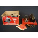 Boxed Mamod SE3 Twin Cyclinder Superheated Steam Engine, grubby with play wear, tatty box