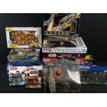 Collection of TV related models, toys and games to include Star Wars Episode I Anakin Skywalkers Pod