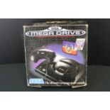 Retro Gaming - Boxed Sega Mega Drive Console with 1 x custom controller & 1 x game cartridge (