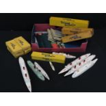 Collection of boxed & unboxed Triang Miniic Ships and accessories to include M704S SS United States,