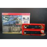 Boxed Hornby OO gauge R1016 Caledonian Local electric train set, complete, plus 2 x boxed Hornby