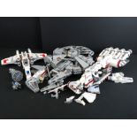 Lego - Three Star Wars built / part built sets to include 7695 Millennium Falcon, 10198 Tantive