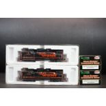 Two boxed Atlas Master Locomotive Series HO gauge GP-40 Low Nose Rio Grande locomotives to