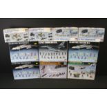 10 Boxed Hasegawa plastic model kits to include 3 x 1/48 36006 U.S.Navy Pilot / Deck Crew Set A, 2 x