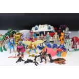 Collection of original 80's play worn figures & accessories to include Kenner Ghostbusters (complete