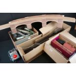 Quantity of OO gauge model railway to include various track, trackside buildings and accessories (