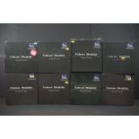 Eight boxed 1/72 Falcon Models Wings of Fame diecast model planes, all variants, appearing complete