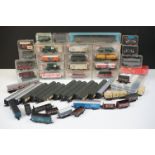 Over 55 cased and uncased N gauge items of rolling stock to include Peco, Fleischmann, Trix etc,