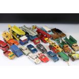 22 Mid 20th C diecast models to include Spot On, Dinky & Corgi featuring road and commercial