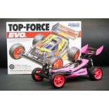 Boxed Tamiya 1/10 47470 R/C Top Force EVO High Performance Off Road Racer radio control model