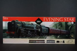 Boxed Hornby Marks & Spencer R1052 Evening Star Train Set, complete with inner packaging sealed