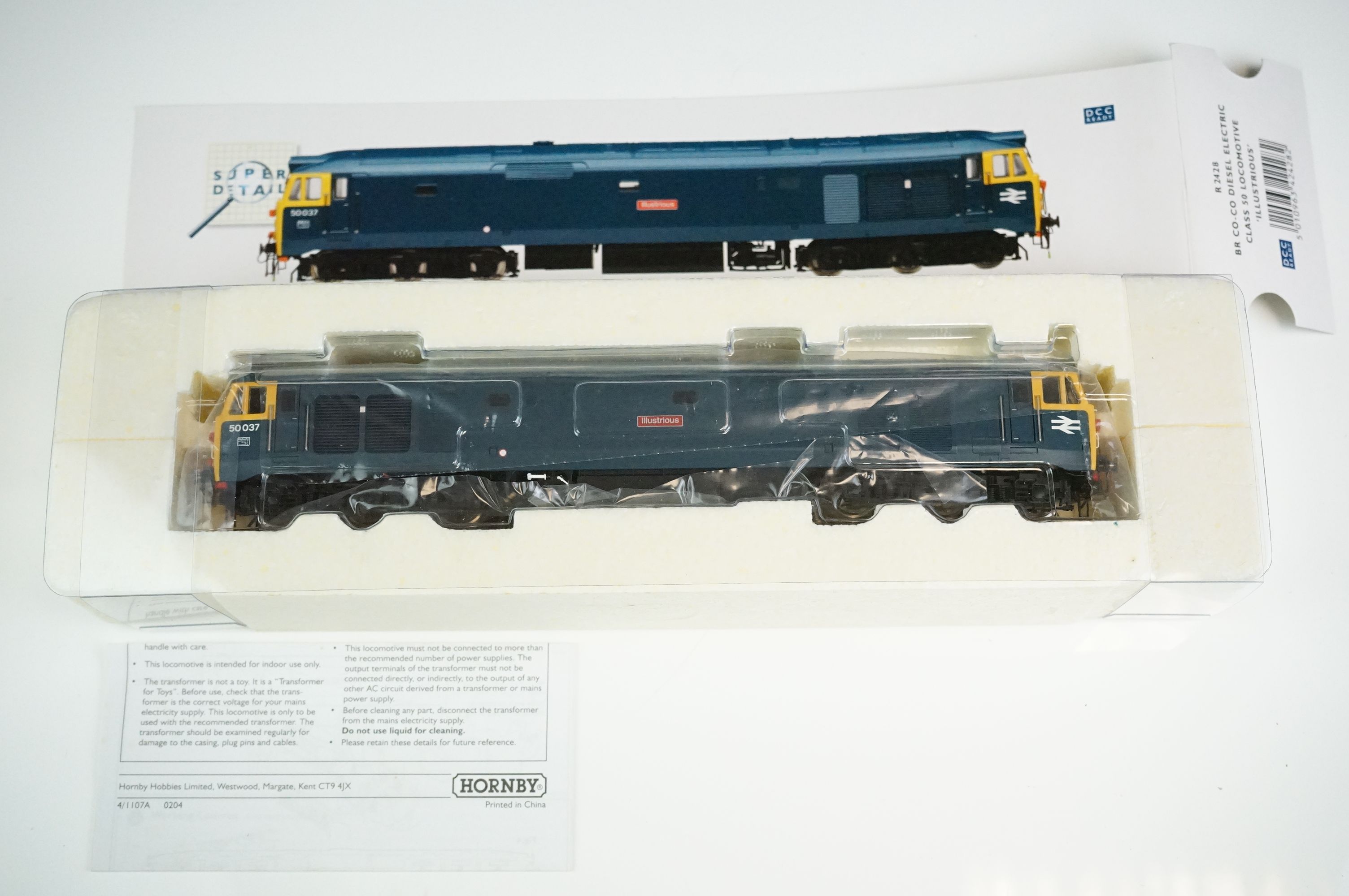 Two boxed Hornby OO gauge DCC Ready locomotives to include R2428 BR Co Co Diesel Electric Class 50 - Image 2 of 5