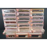27 Boxed Lima OO gauge items of rolling stock mainly featuring various coaches